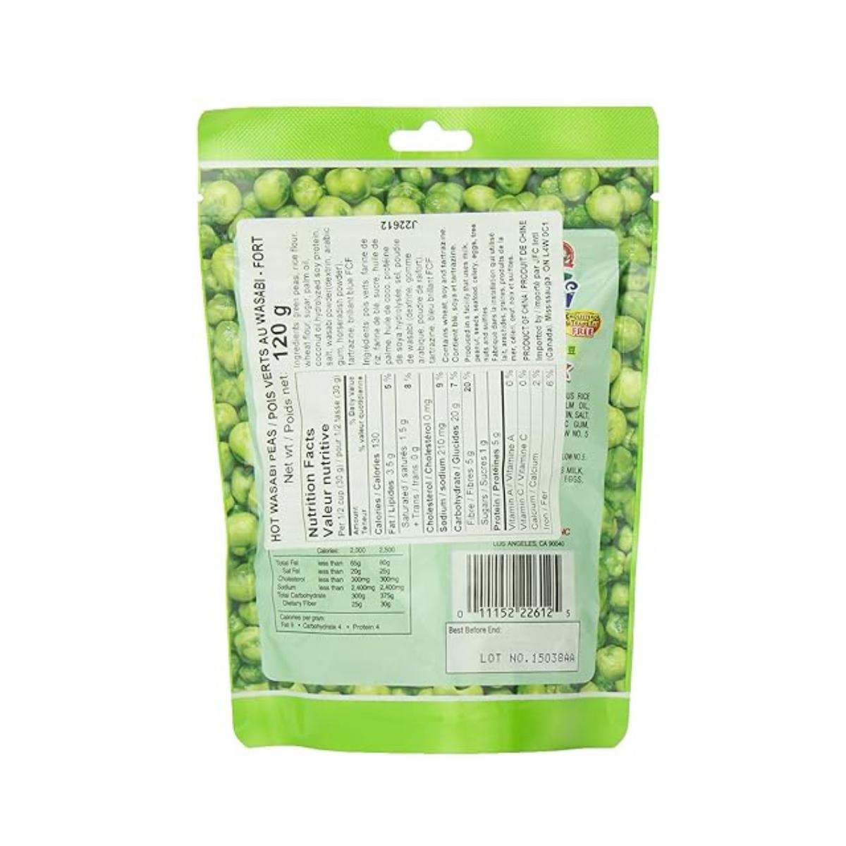 Ervilhas verdes Khao Shong com Wasabi 120g