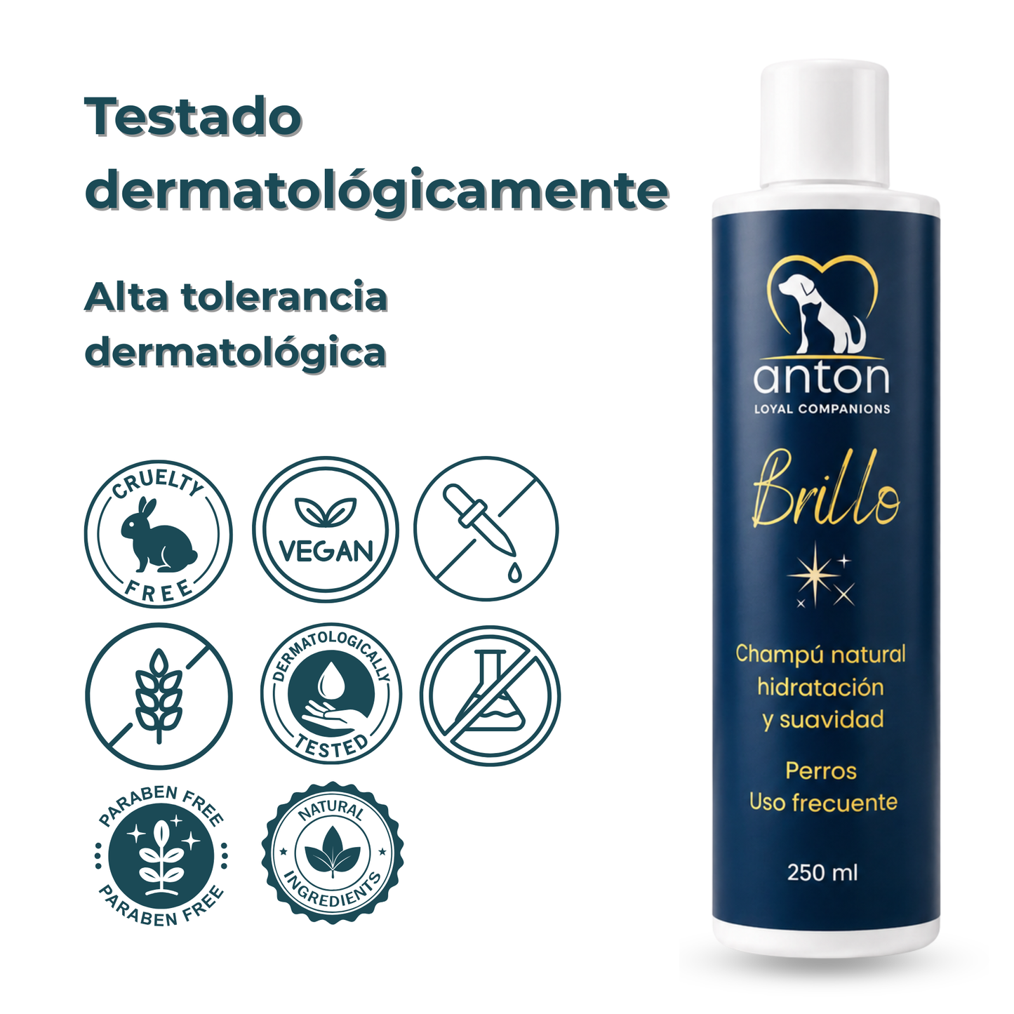 Champú natural para el cuidado del pelaje de perros – Pack 3 x 250 ml_5