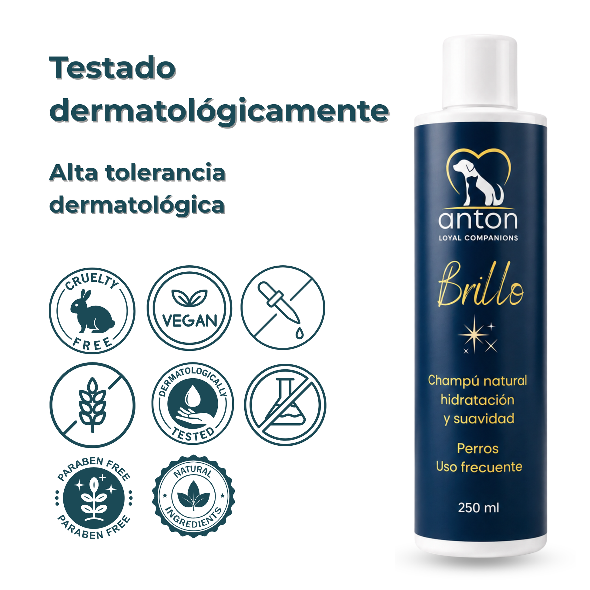 Champú natural para el cuidado del pelaje de perros – Pack 3 x 250 ml_5