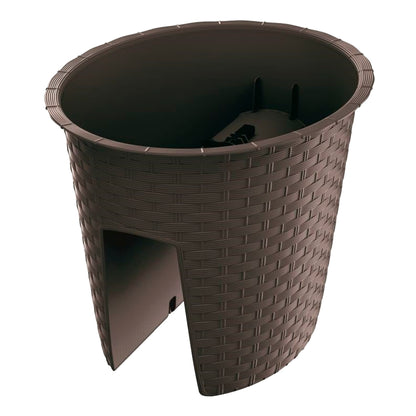 Maceta Ratolla Oval 6l., Dimensiones (mm) 298x242x225, Color Ocre Oscuro_0