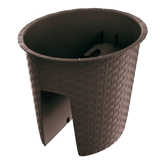 Maceta Ratolla Oval 6l., Dimensiones (mm) 298x242x225, Color Ocre Oscuro_0