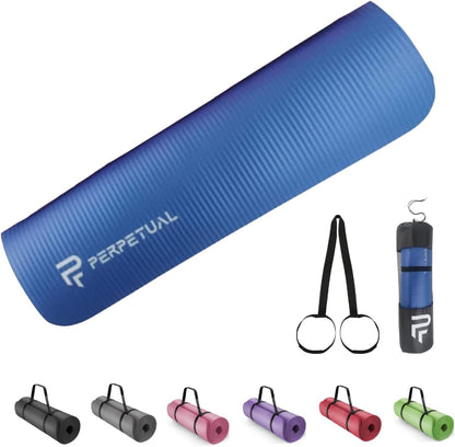 Esterilla De Yoga Y Pilates Antideslizante De 10mm Perpetual Con Correa Y Bolsa De Transporte_0