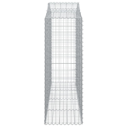 Cestas Gaviones 6 Uds Forma De Arco Hierro 200x50x140/160 Cm_4