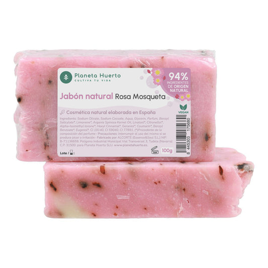 Sabonete natural à base de azeite e rosa mosqueta 100 g