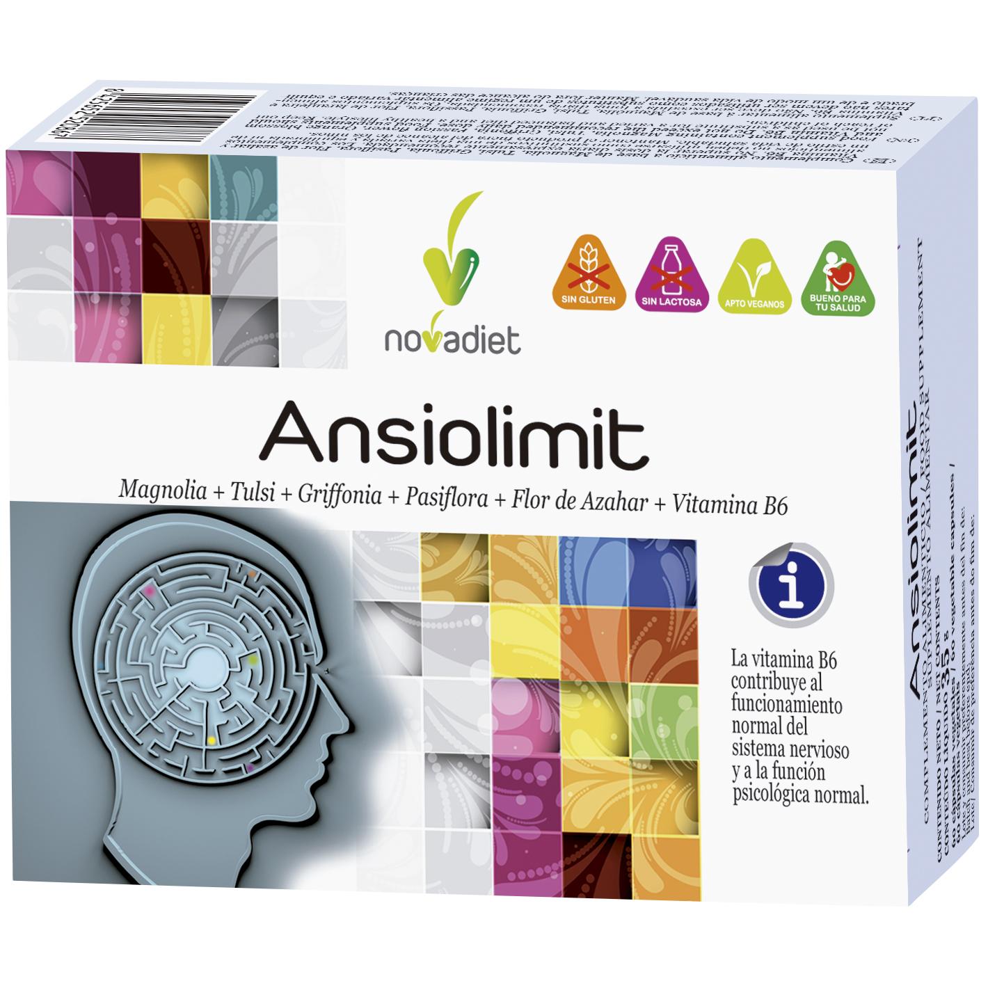 Ansiolimit Novadiet 60 cápsulas