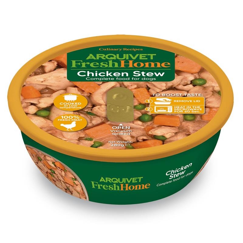 Arquivet Fresh Home Chicken Stew Alimento húmedo de pollo para perros 280 g