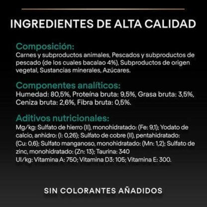 Pro Plan Gato Adulto Esterilizado Manutenção com Frango e Carne em Molho Purina Saqueta 10x85g