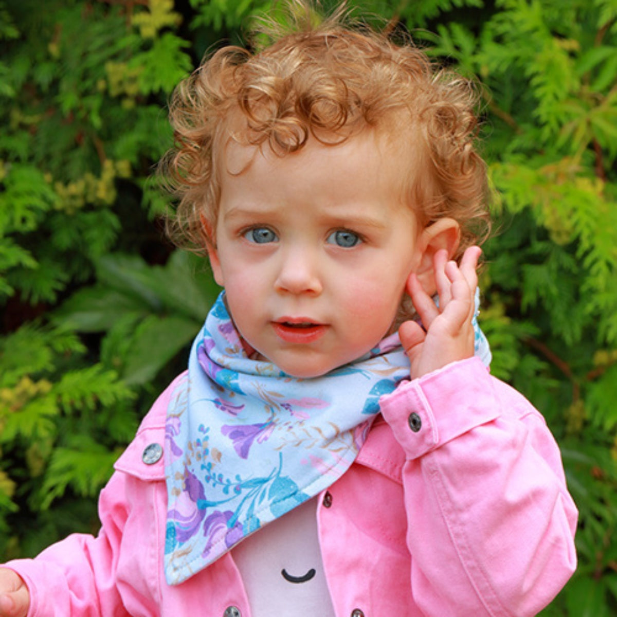 Set De 2 Babero Bandana Floral_3