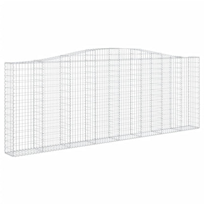 Cestas De Gaviones 10 Uds Forma De Arco Hierro 400x30x140/160cm_2