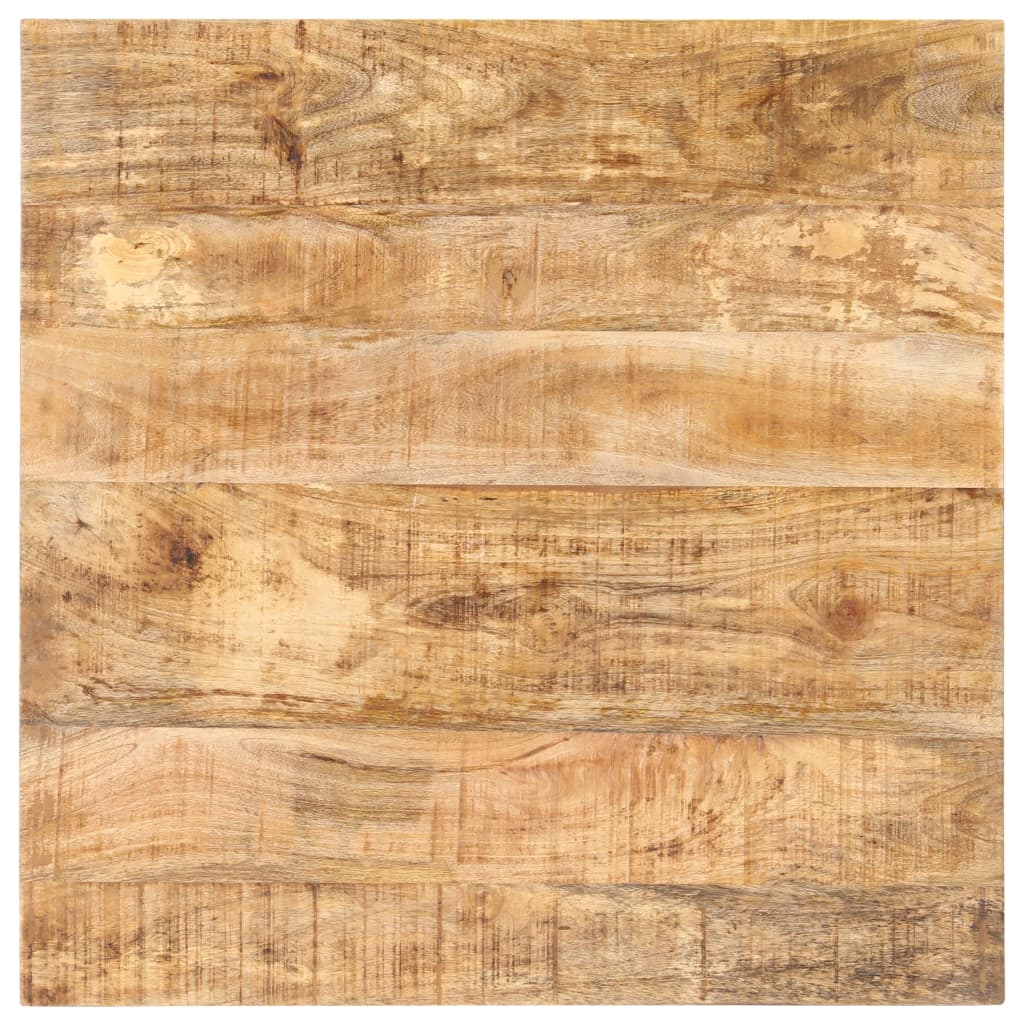 Mesa De Bistró Cuadrada Madera De Mango Rugosa 70x70x75 Cm_1