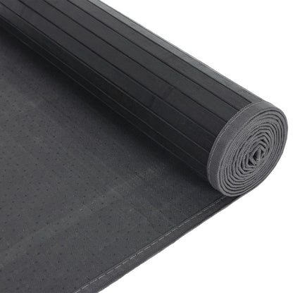Vidaxl Alfombra Rectangular Bambú Gris 80x100 Cm_4