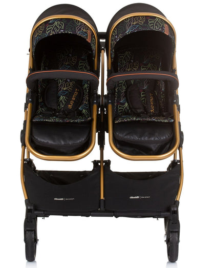 Carrito De Bebé Gemelar Dúo Smart Obsidian Leaves_3