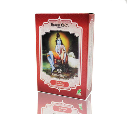 Pó de Henna Mogno Luminoso Radhe Shyam 100g