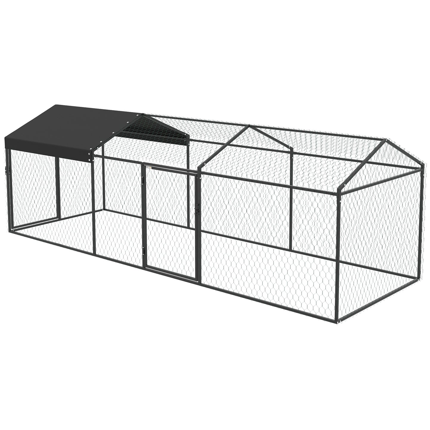 Pawhut Gallinero Para Exterior Grande 3x1x1 M Con Cubierta Anti-uv E Impermeable_4