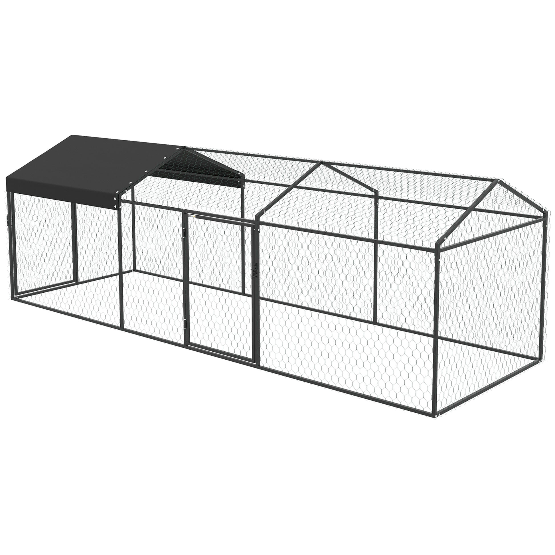 Pawhut Gallinero Para Exterior Grande 3x1x1 M Con Cubierta Anti-uv E Impermeable_4