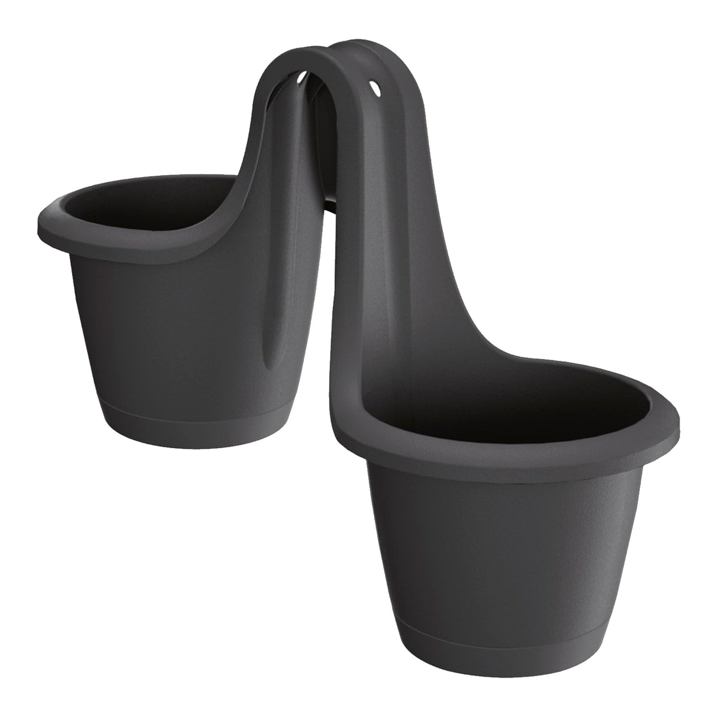 Maceta Respana Railing 13l., Dimensiones (mm) 398x298x209, Color Antracita