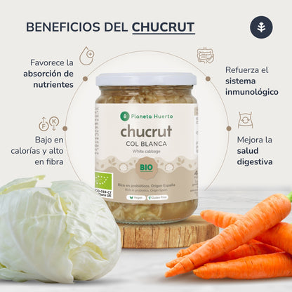 Chucrute de couve branca ECO Planeta Huerto 420 g