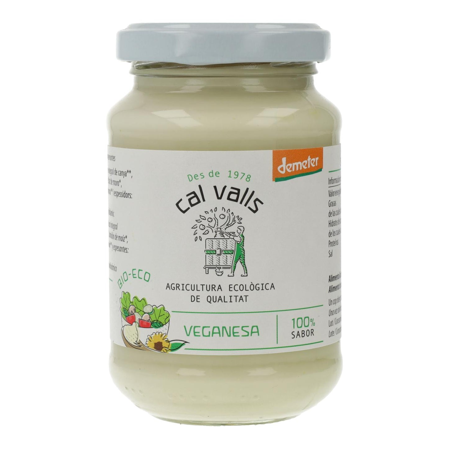 Maionese Vegan Biológica Cal Valls 190 g