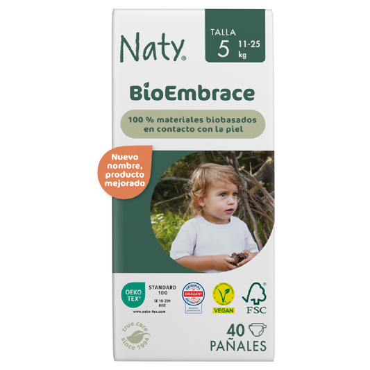 Fralda nº 5 Naty 11-25 kg Eco by Naty 40 unidades