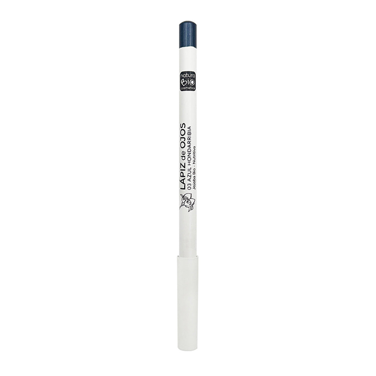Lápis de Olhos Naturabio Hondarribia Azul 03 com Óleo de Jojoba Biológico, NaturaBio Cosmetics, 4 g