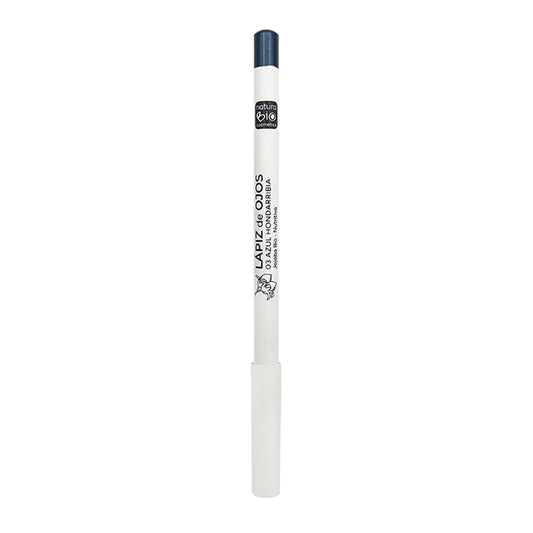 Lápis de Olhos Naturabio Hondarribia Azul 03 com Óleo de Jojoba Biológico, NaturaBio Cosmetics, 4 g