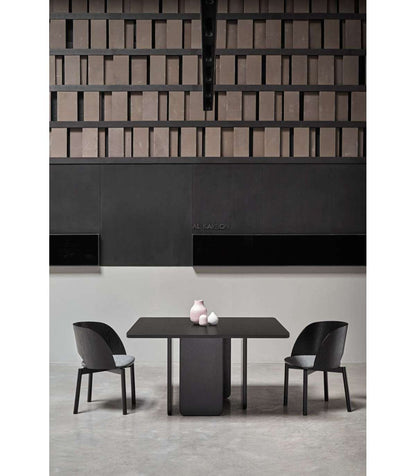 Mesa Cuadrada Para Cocina O Comedor Modelo Arq Acabado Negro, 137cm(ancho) 75cm(alto) 137c_0