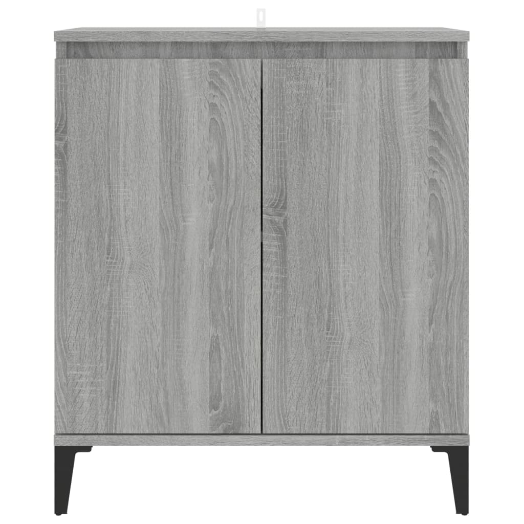 Aparador De Madera Contrachapada Gris Sonoma 60x35x70 Cm / Vetonek_0