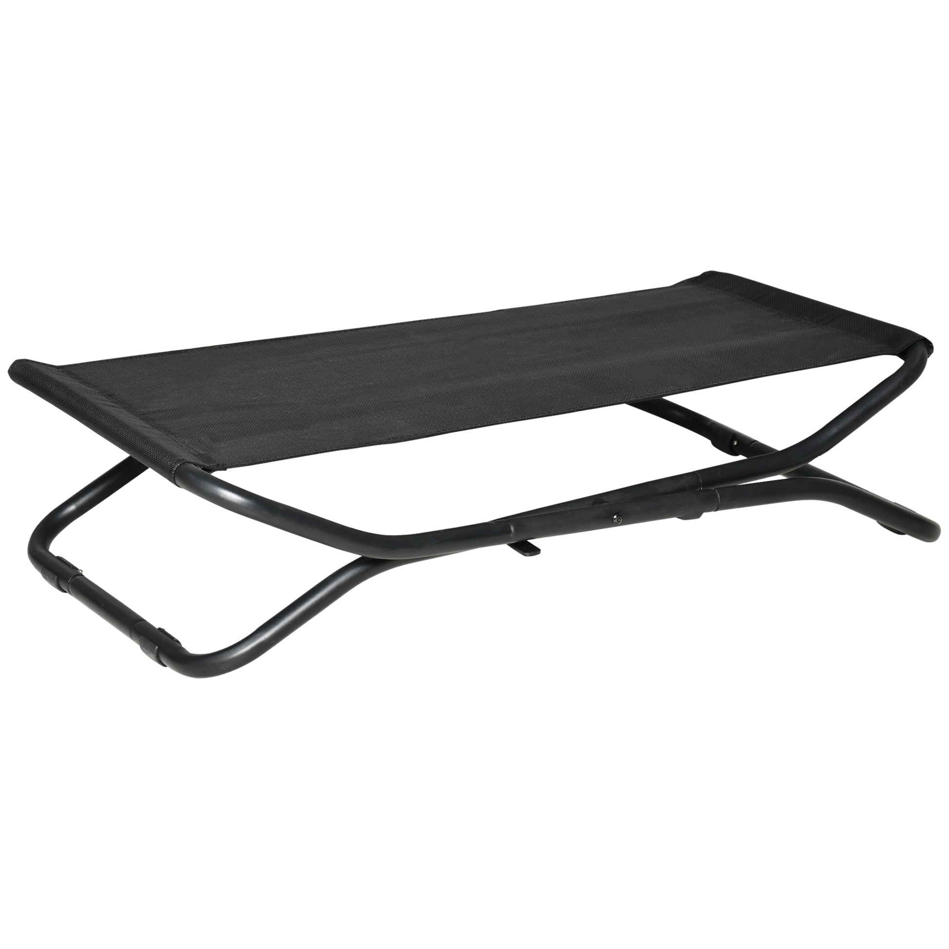 Pawhut Cama Elevada Para Perros Plegable Con Malla Transpirable 92x56,5x19,5cm_0