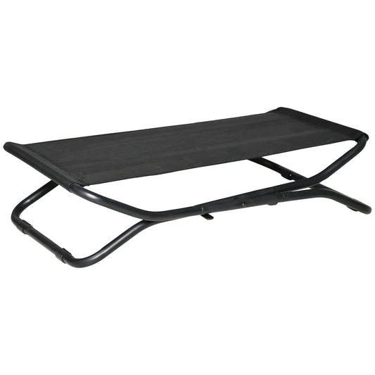 Pawhut Cama Elevada Para Perros Plegable Con Malla Transpirable 92x56,5x19,5cm_0