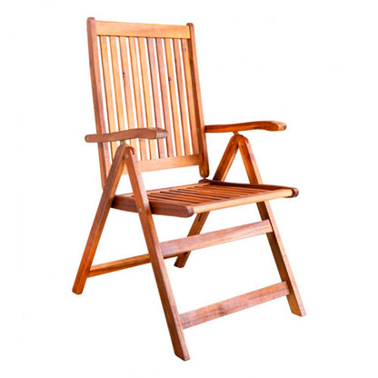 Set 2 Sillas Jardín Madera Acacia Aktive_0