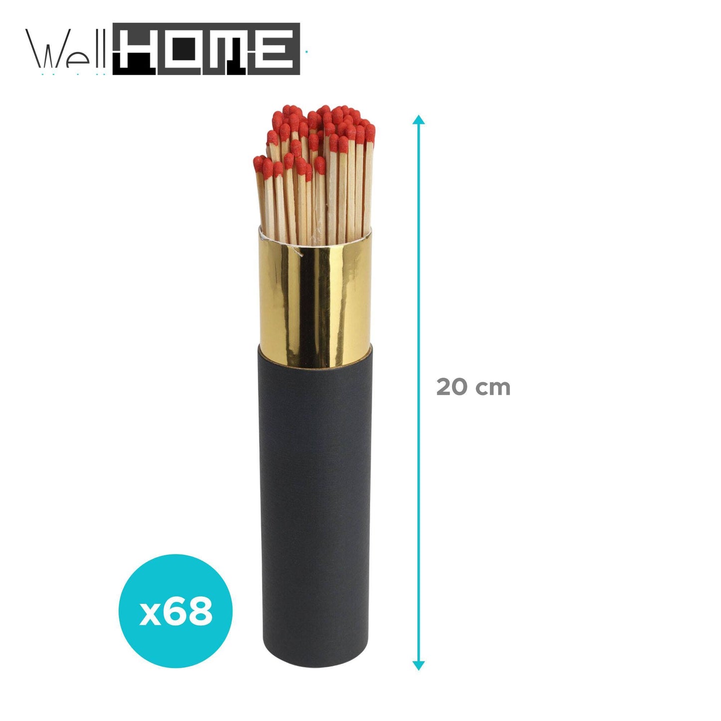Well Home - Pack 6 Botes De 68 Cerillas_1
