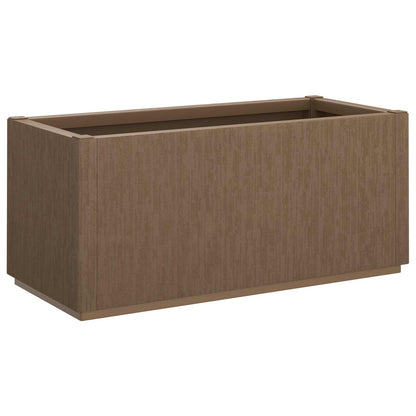 Caja De Flores De Jardín Marrón 80 X 36 X 35 Cm Pp_0