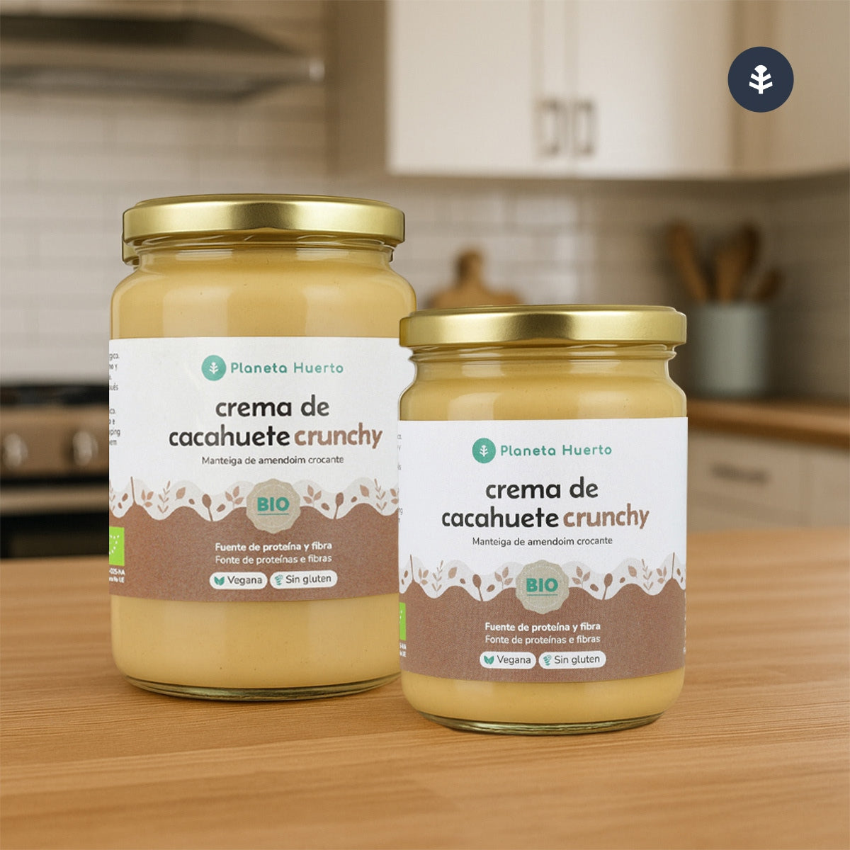 Manteiga de Amendoim Crocante ECO Planeta Huerto 700g