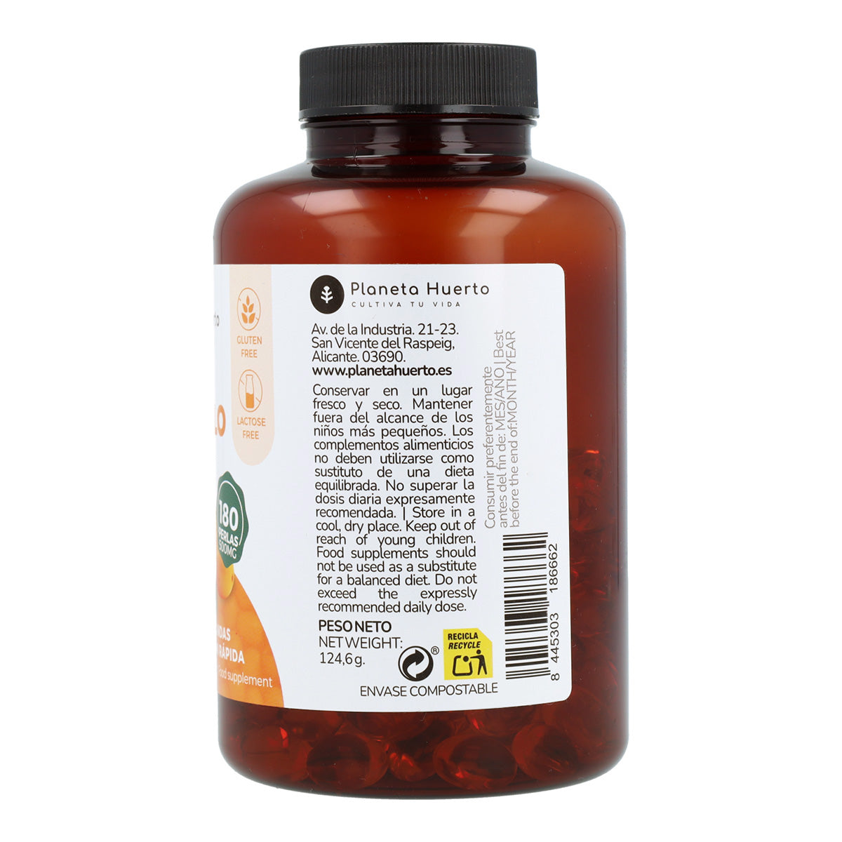 Pack 3xÓmega 7 Espinheiro Marítimo Planeta Huerto 180 Pérolas