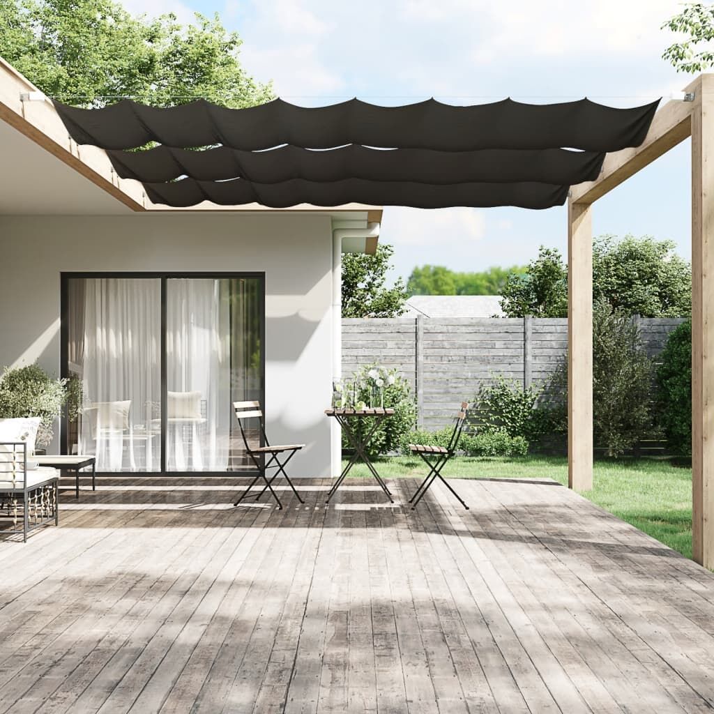 Vidaxl Toldo Vertical Gris Antracita 60x420 Cm Tela Oxford_1