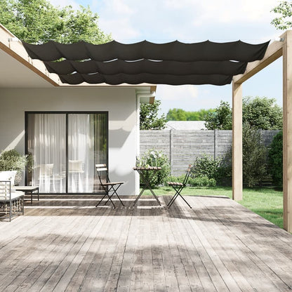 Vidaxl Toldo Vertical Gris Antracita 60x420 Cm Tela Oxford_1