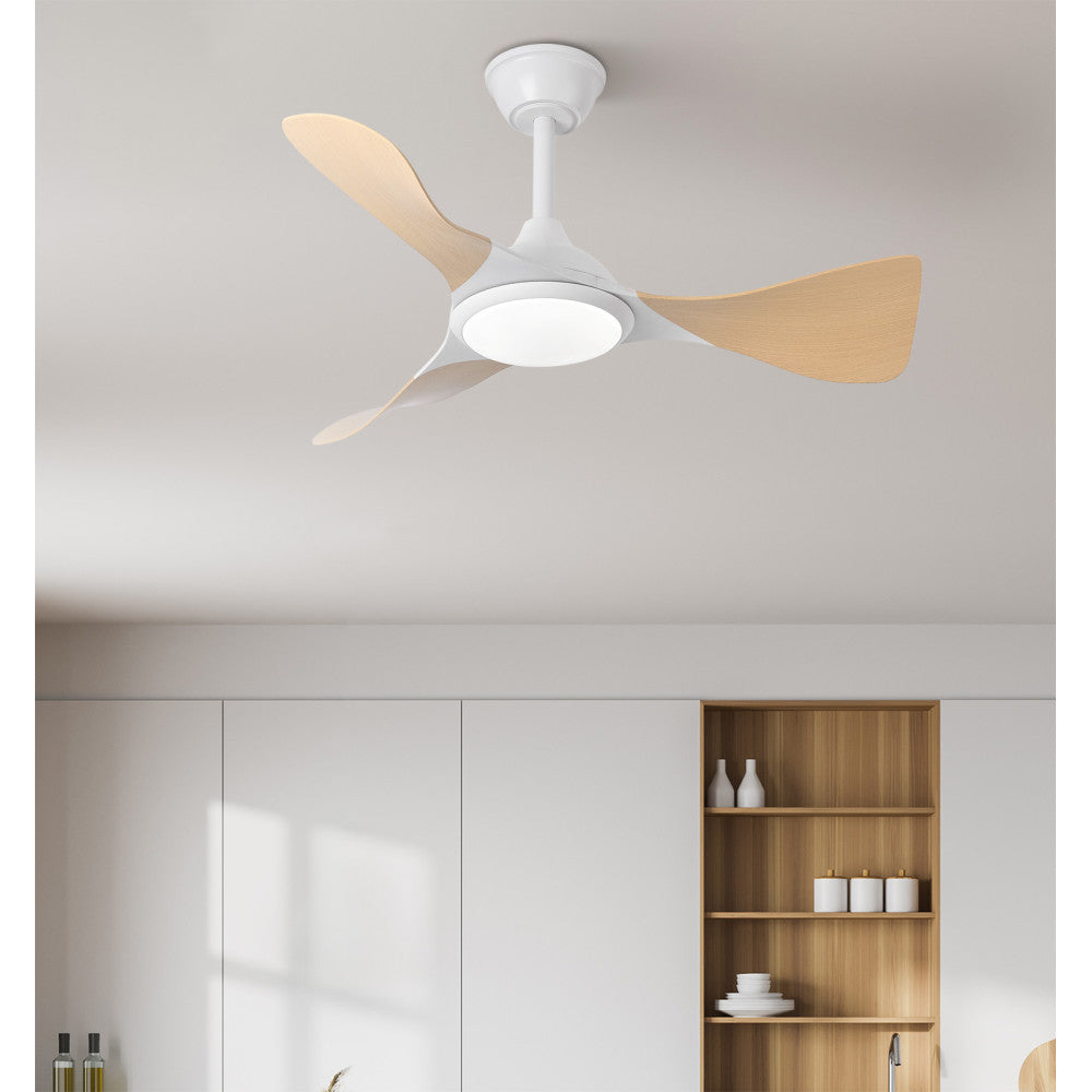 Ventilador Dc Caiman 36w 3600lm Bla/hay 89d 3aspas 6vel 3000-4500-6500k Remoto+reg.intensidad+memoria+temporizador_3