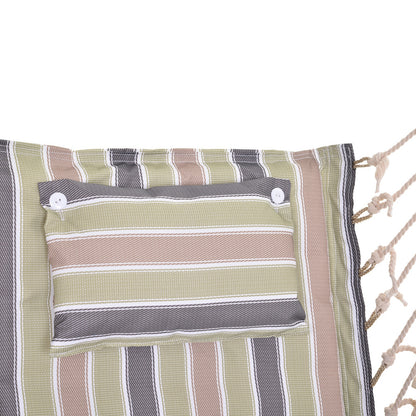Outsunny Silla Colgante Para Exterior Interior De Rayas 100x106cm Carga 100 Kg_3