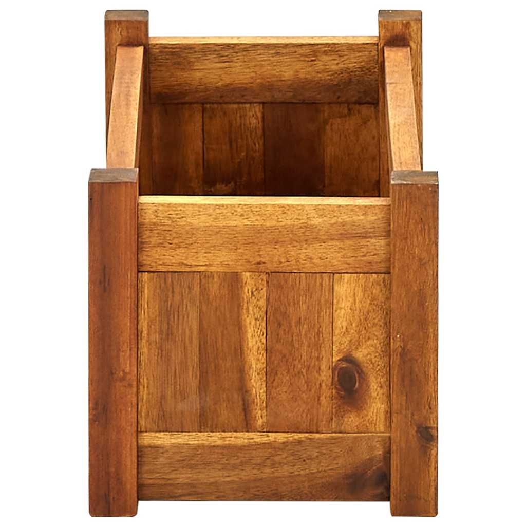 Arriate De Madera De Acacia 50x25x25 Cm_4