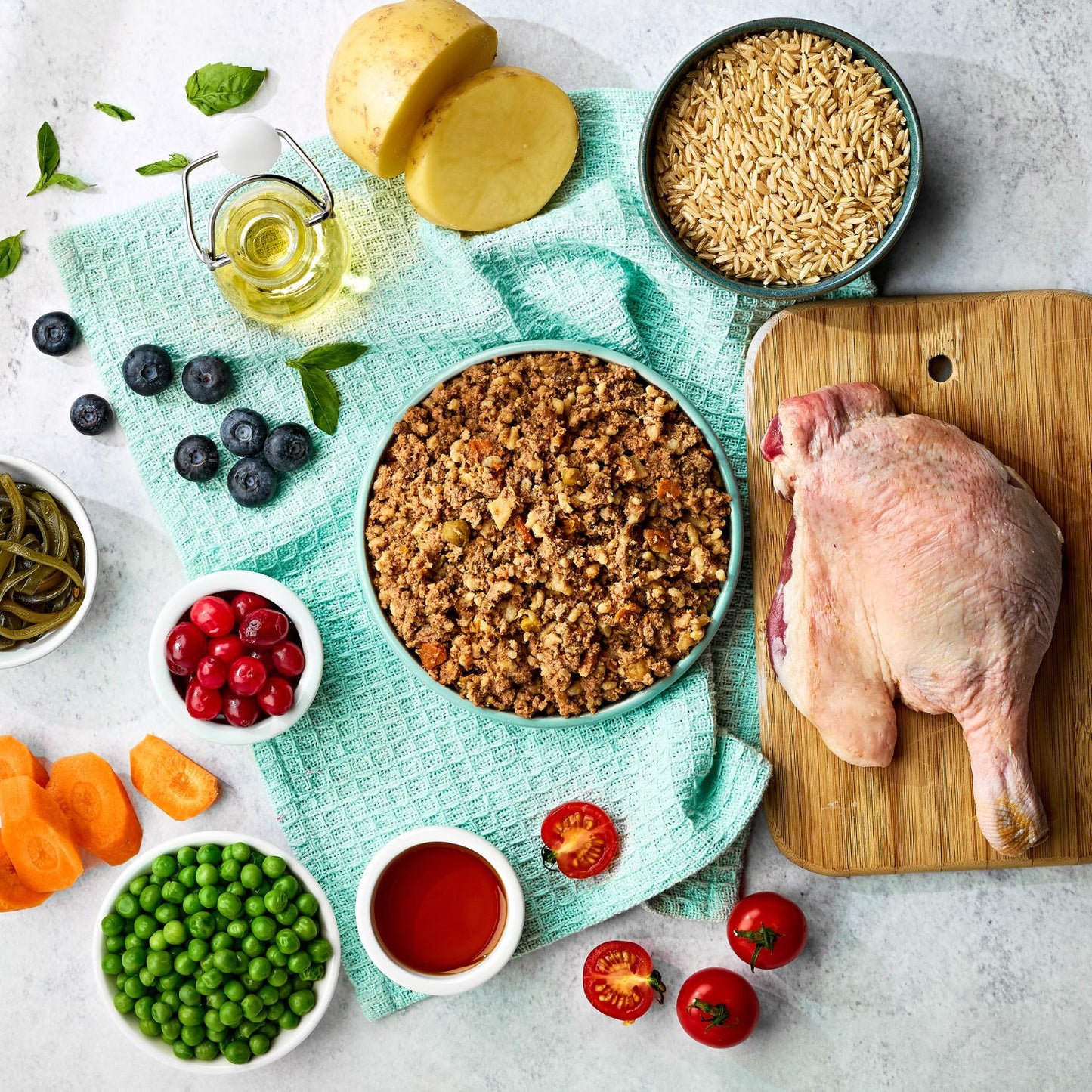 Naturo Comida Humeda Perro Raza Mini De Pato Arroz Y Veg 150g X 8 Sobres_1