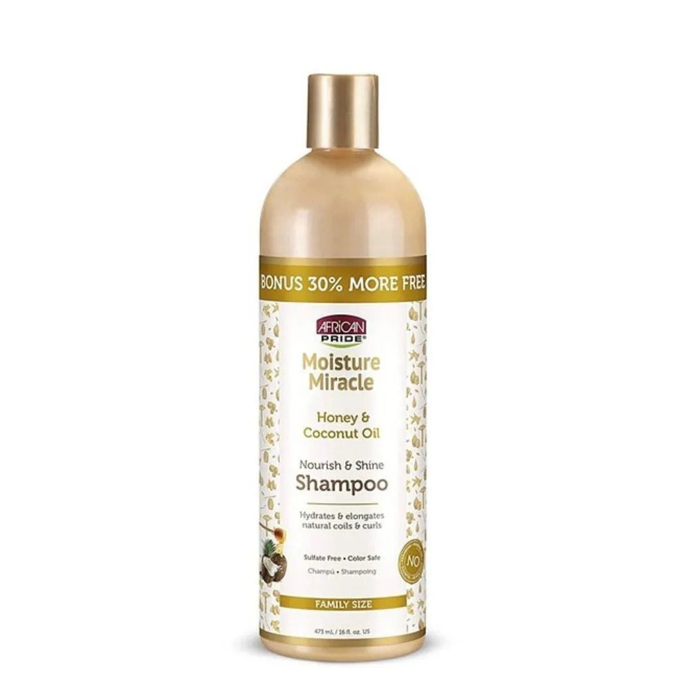 Shampoo Nourish And Shine African Pride Moisture Miracle 473ml_0