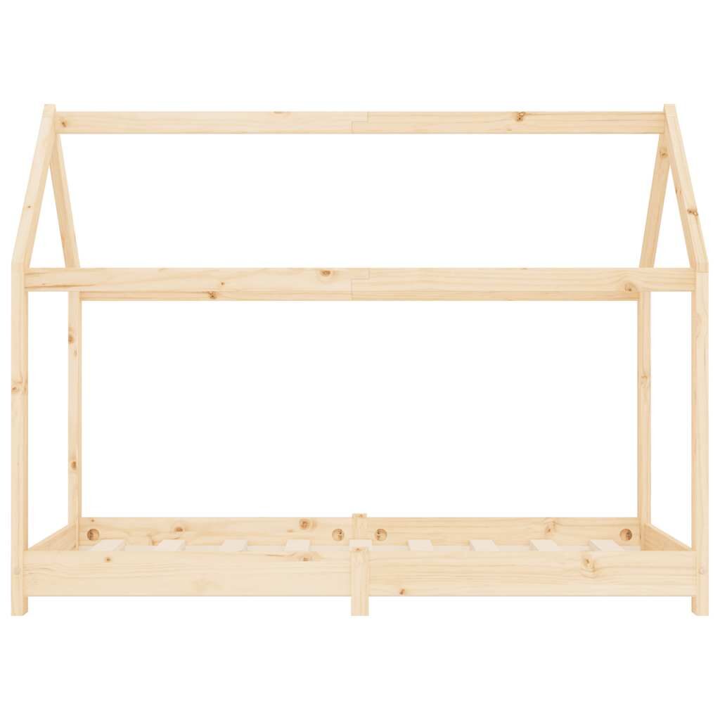 Vidaxl Estructura De Cama Infantil De Madera Maciza De Pino 80x160 Cm_3