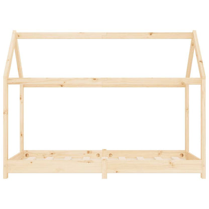 Vidaxl Estructura De Cama Infantil De Madera Maciza De Pino 80x160 Cm_3