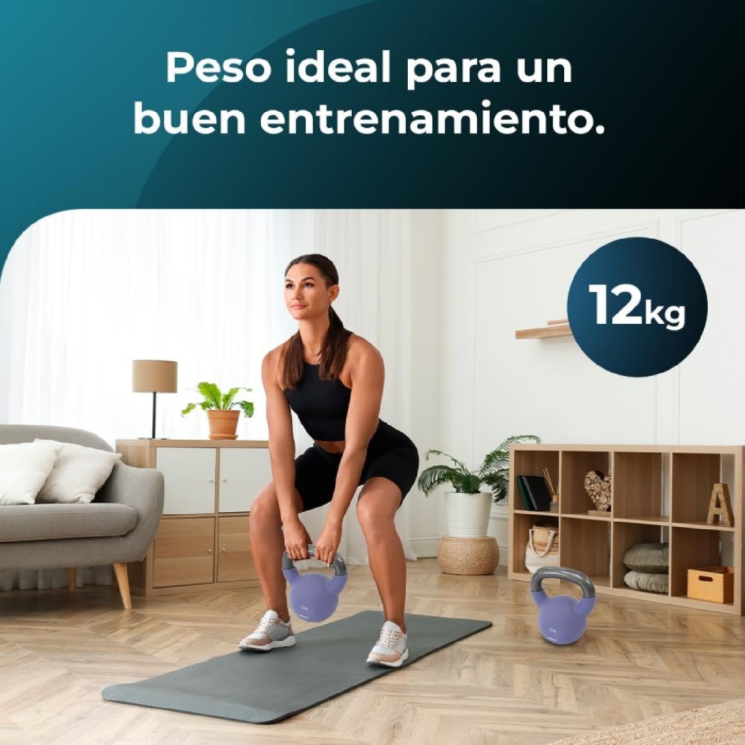 Cecotec Pesa Rusa Drumfit Kettlebell 12000 Neo_2