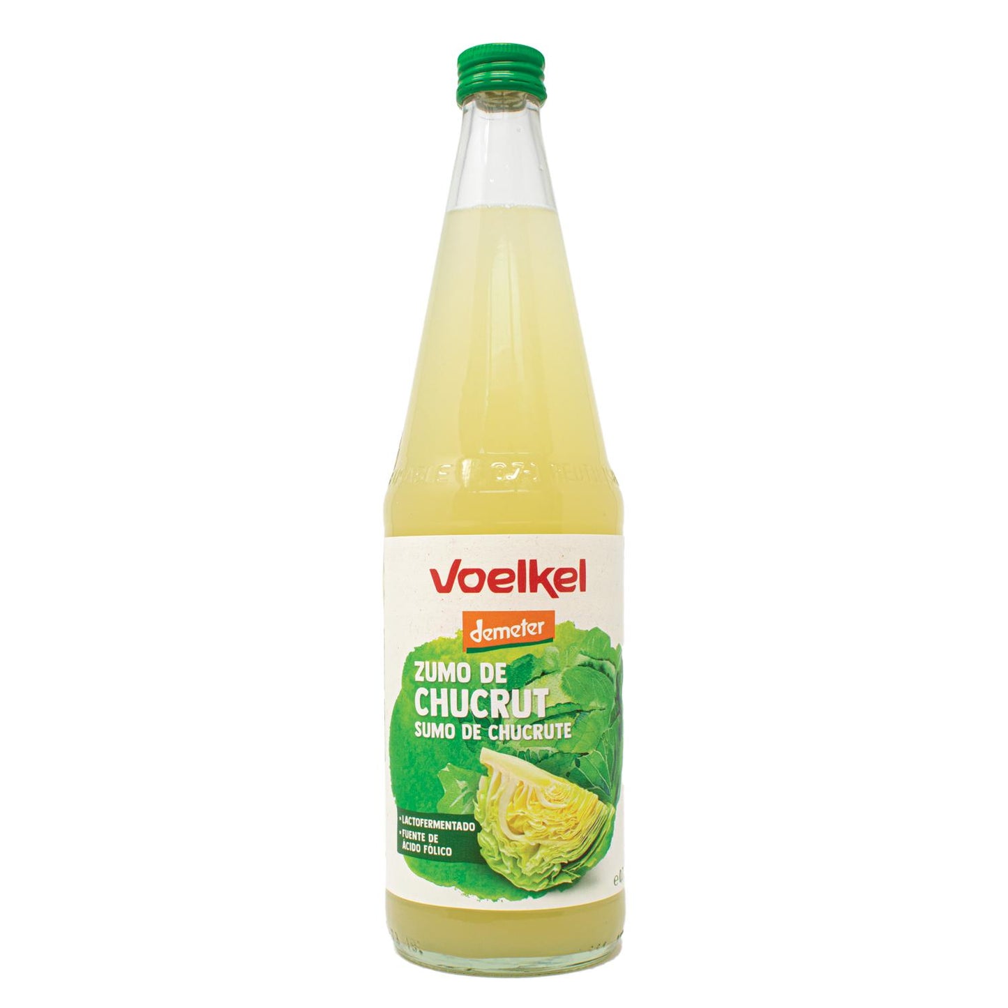 Sumo de chucrute lactofermentado Voelkel 700ml
