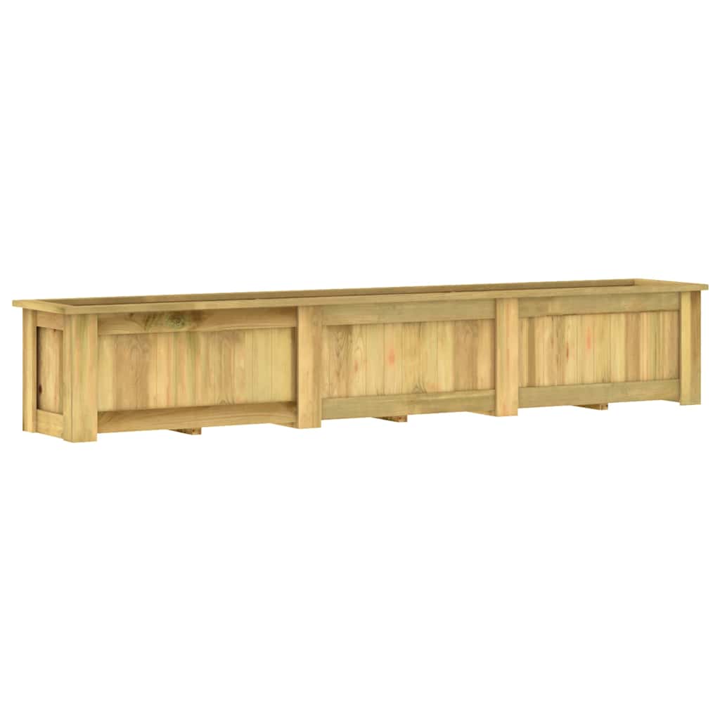 Arriate De Madera De Pino Impregnada 291x50x50 Cm_1