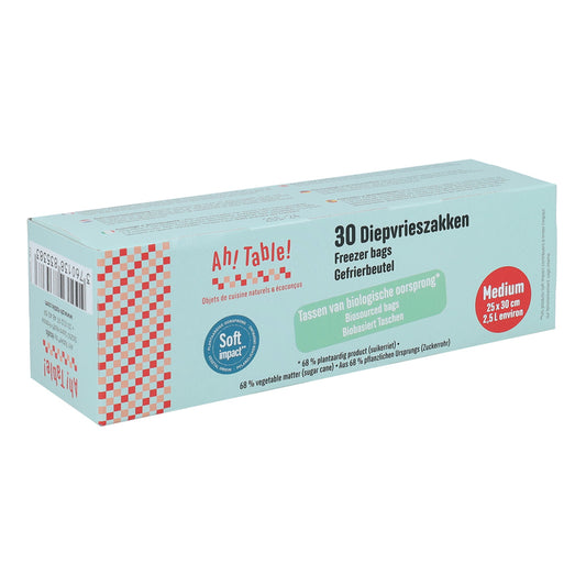 Sacos para congelador/conserva 25 x 30 mm, Ecodis, 30 unid.