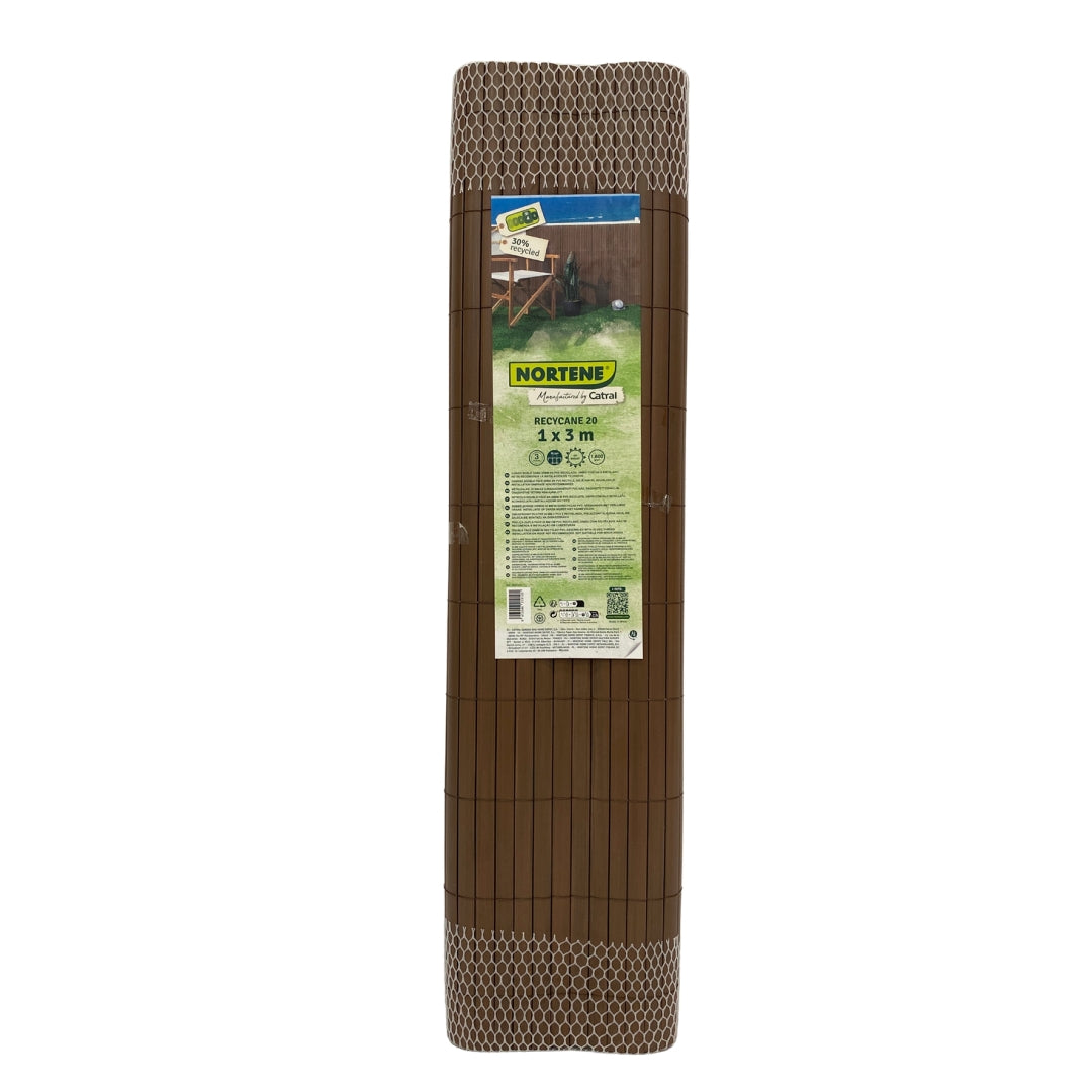 Cañizo Pvc Essential Recycane 20mm Marrón - Cerramiento Ecológico 1,8x3 M / Multicolor_2