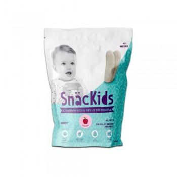 Lanche biológico para bebé +6 meses: Bolachas de arroz e maçã