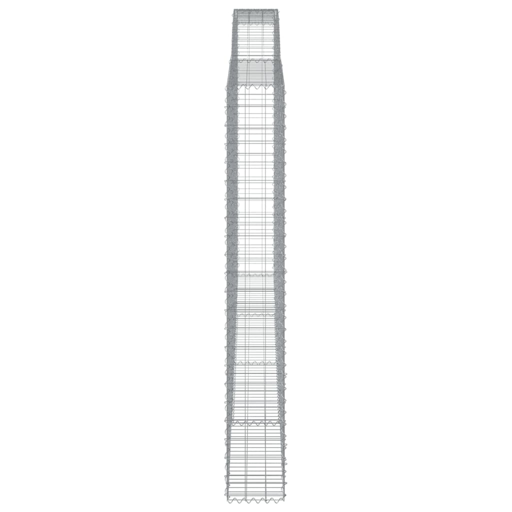 Cestas De Gaviones 5 Uds Forma De Arco Hierro 400x30x220/240 Cm_4